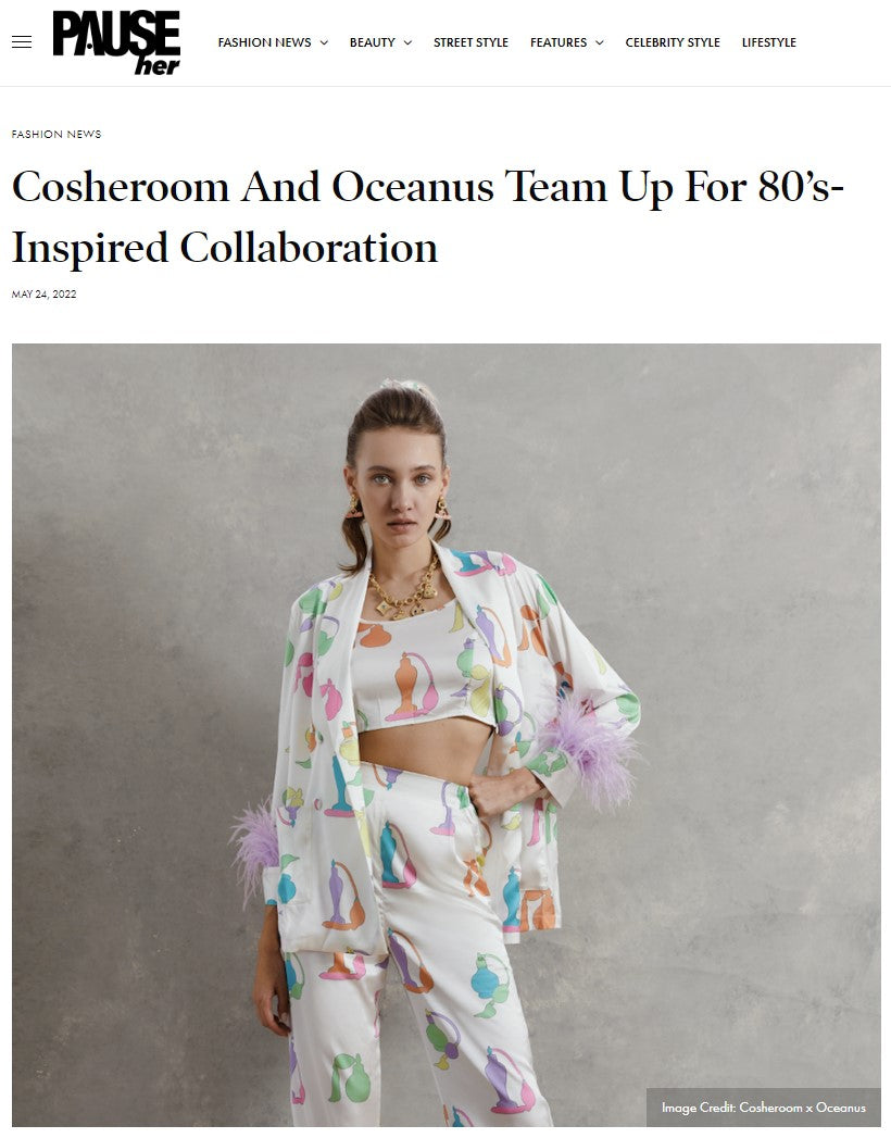 Cosheroom And Oceanus Team Up For 80’s-Inspired Collaboration